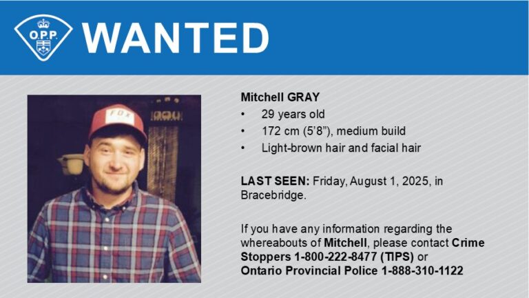 Mitchell Inghaam Murder – Mitchell GRAY Wanted By Police – Wingham Free Press